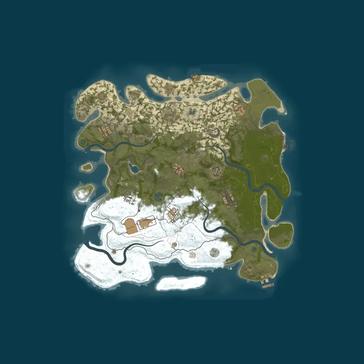 Map of Los Ultimos Sobrevivientes: Austral