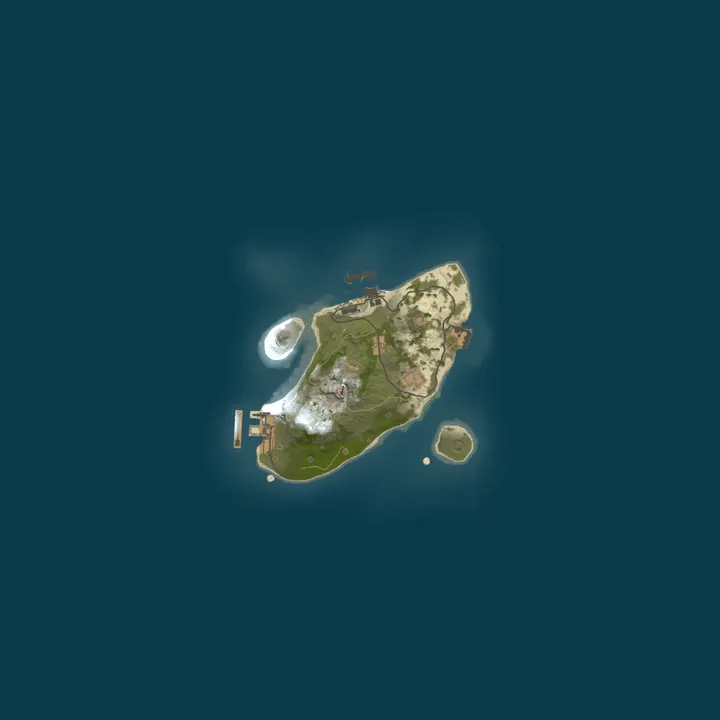 Map of A Shockbyte Rust Server