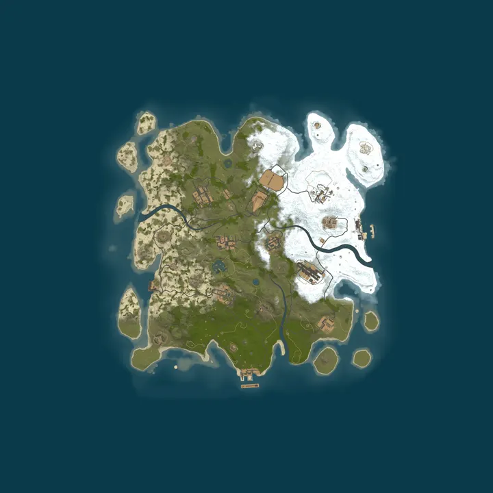 Map of Awsome sauce RUST server