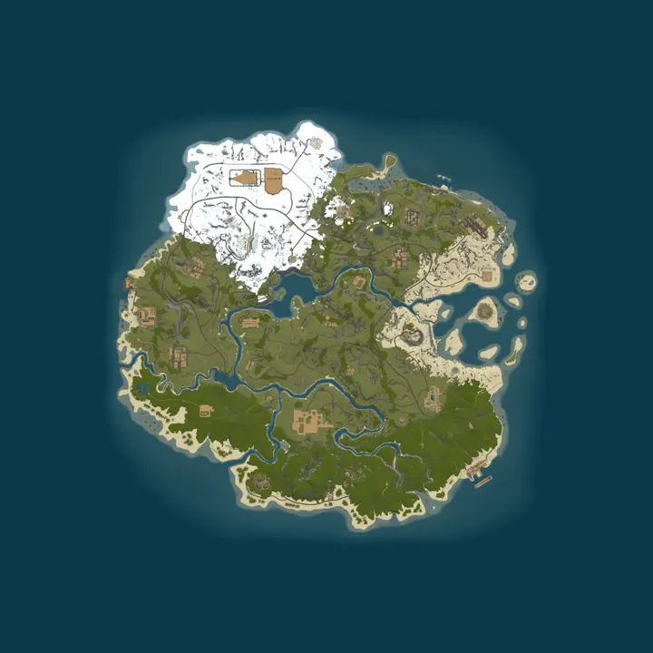 Map of DEADFALL | COMING SOON | 2x-3x PvE Zombies | Under construction