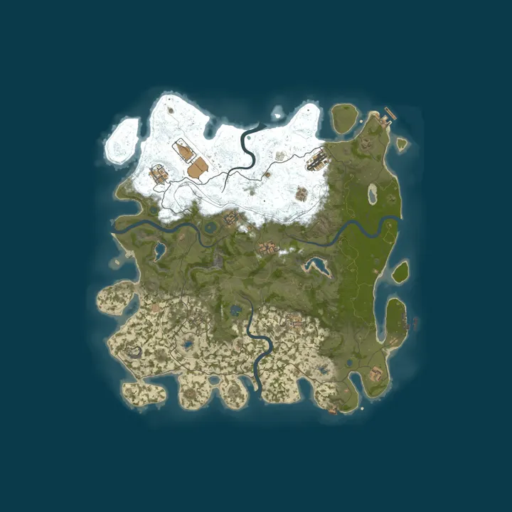 Map of RustGamingNation Rust PvE | Choose 3x [Events|Rust|Staging|Zomb