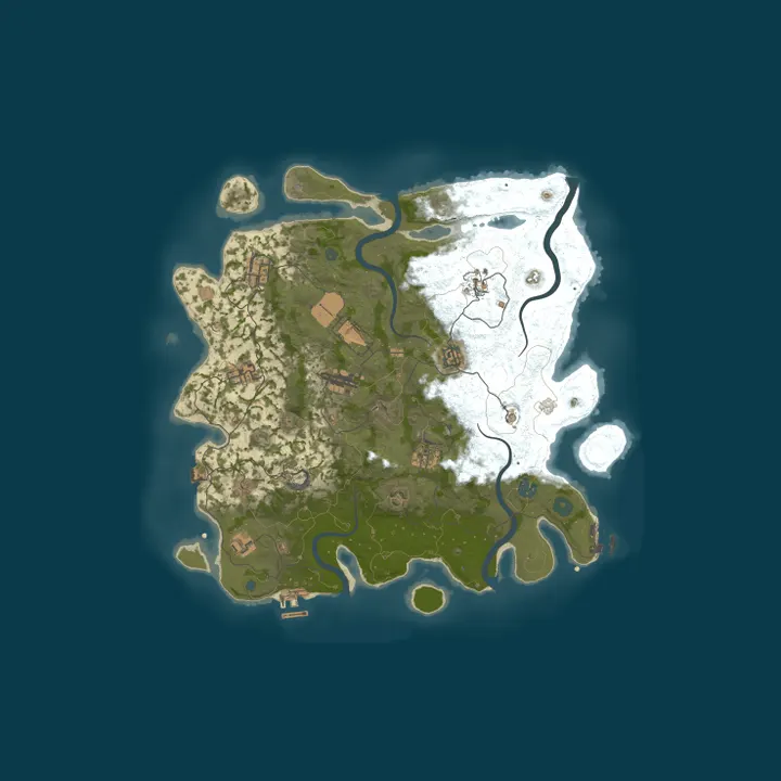 Map of RUST Server