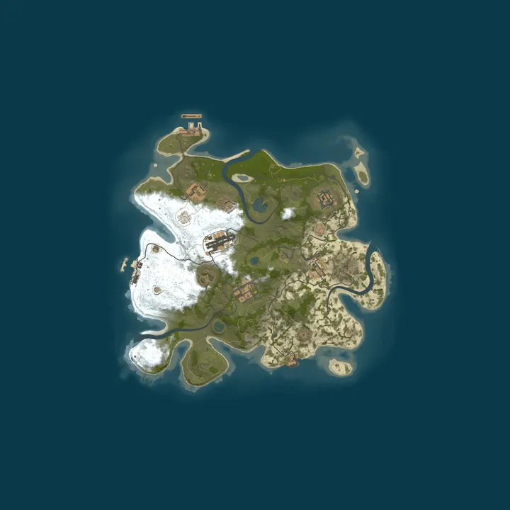 Map of UCloud Game Zone Rust Server