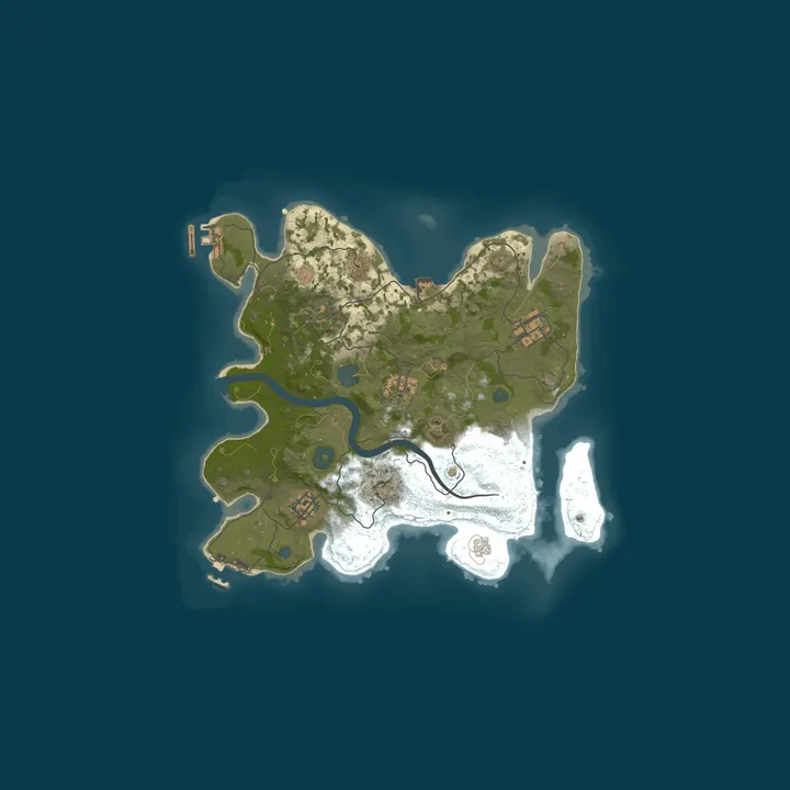 Map of UCloud Game Zone Rust Server