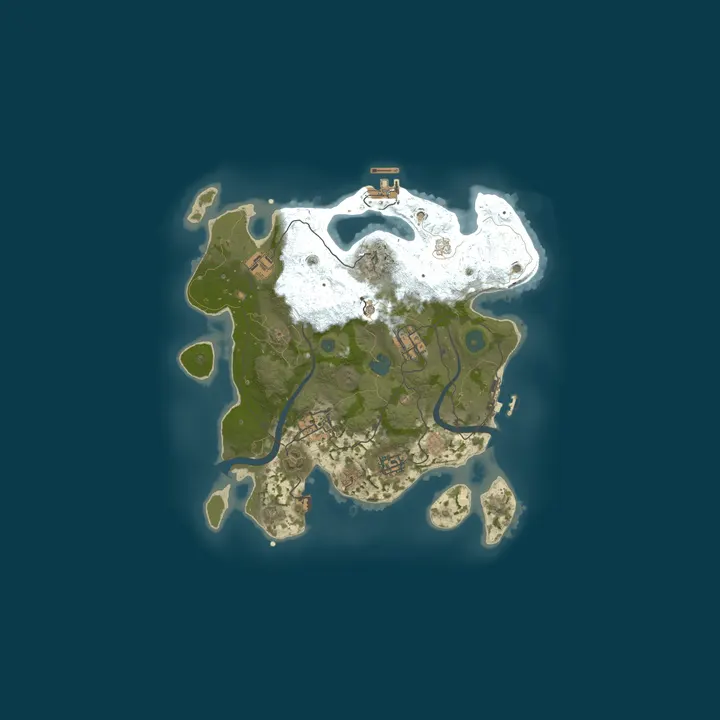 Map of UCloud Game Zone Rust Server