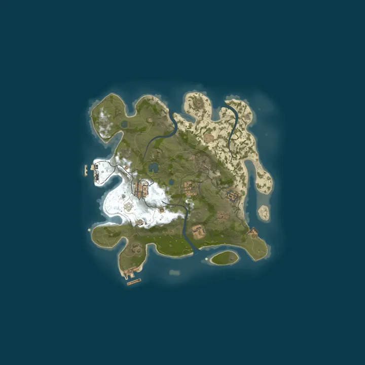 Map of UCloud Game Zone Rust Server