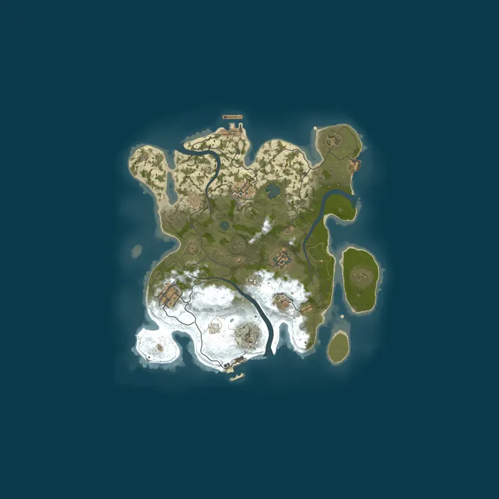 Map of UCloud Game Zone Rust Server