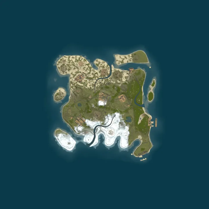 Map of UCloud Game Zone Rust Server