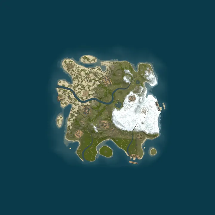 Map of Alex Rust Server