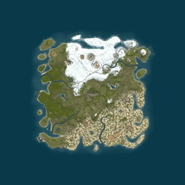 Map of My Rust Server