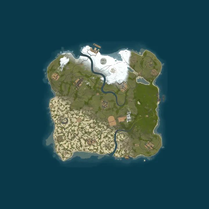 Map of [LATAM] RUSTICO Vanilla | WIPE 12/10