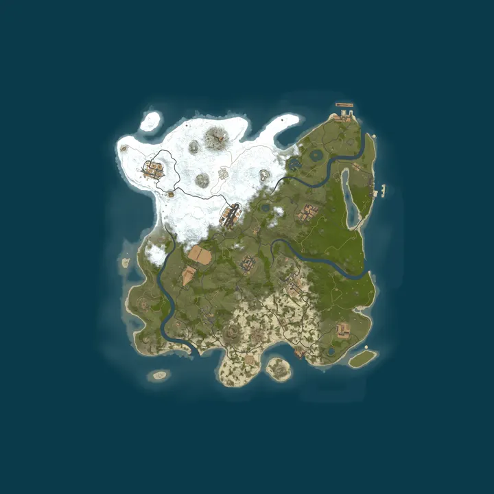 Map of [BR/LATAM] NOVA RUST 2X - SOLO/DUO/TRIO - FULL WIPE