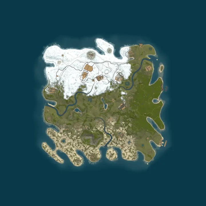 Map of new dawn 2x pve pvp solo only shop kits