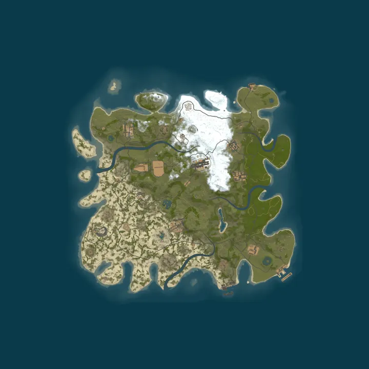 Map of GodlikeHost Server