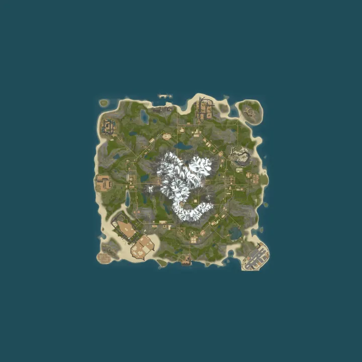 Map of RUSTARDED Zombie Hell Hordes • EU