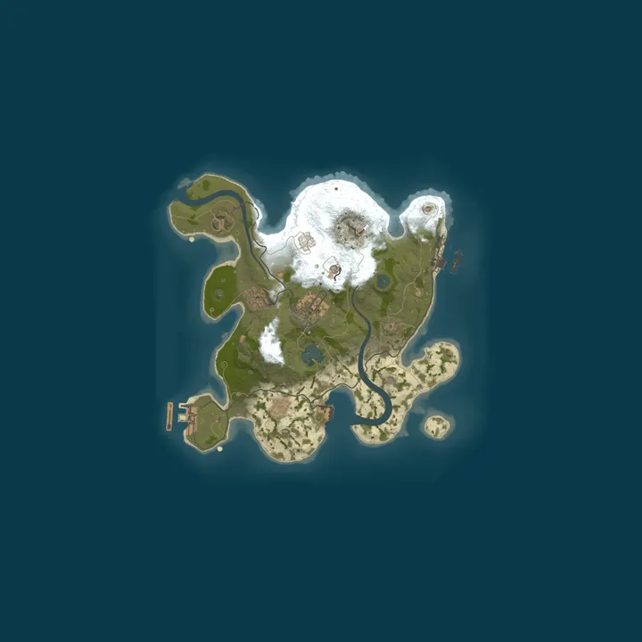 Map of Rust::Hosted by Cybrancee.com