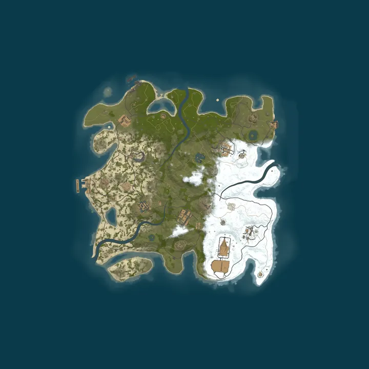 Map of NEW HORIZON 2X | SOLO/DUO/TRIO | 50% UPKEEP | MONTHLY | US