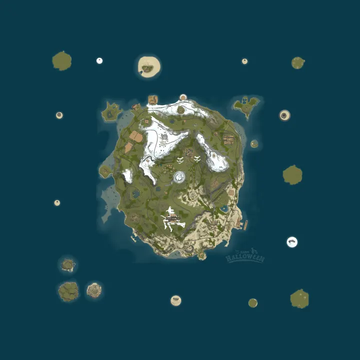 Map of BURN ZOMBIE TESTSERVER