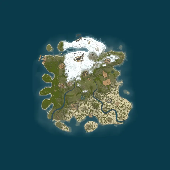 Map of Deadly-Fam Rust Main