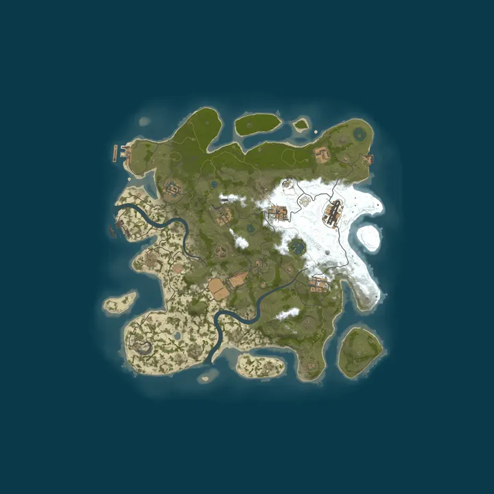 Map of [EU] RustriX [ 2x Solo/Duo/Trio ] FULLWIPE 11.10