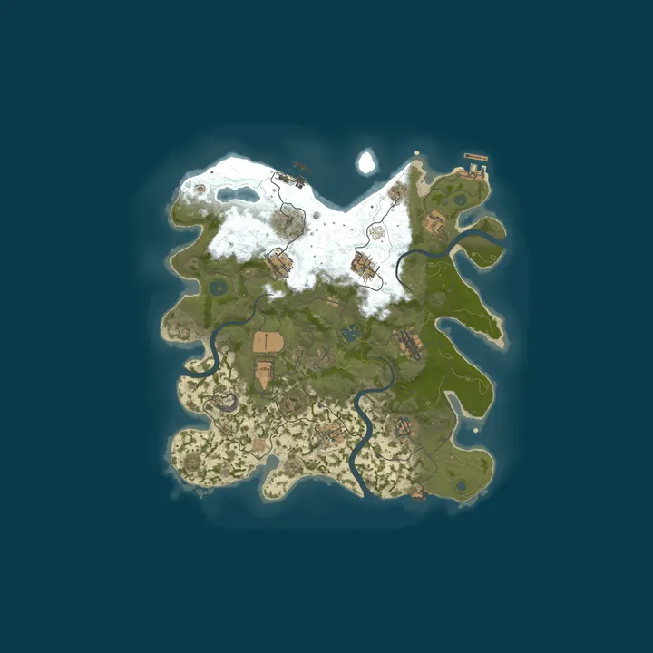 Map of [EU] NullFall | PvE | Raid Bases | PvP Vote