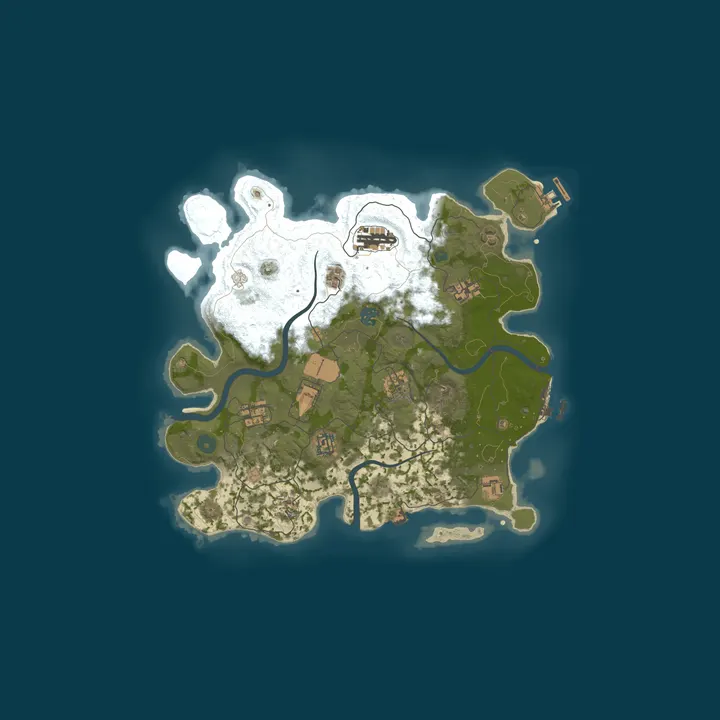 Map of WORKMANS RUST | 2x Gather Rate | 50% Upkeep | Solo / Duo