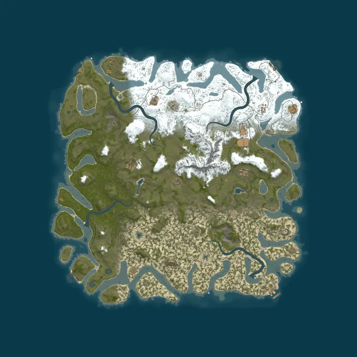 Map of [US West] Rusty Hook 3X | Offline Protection | Vanilla+