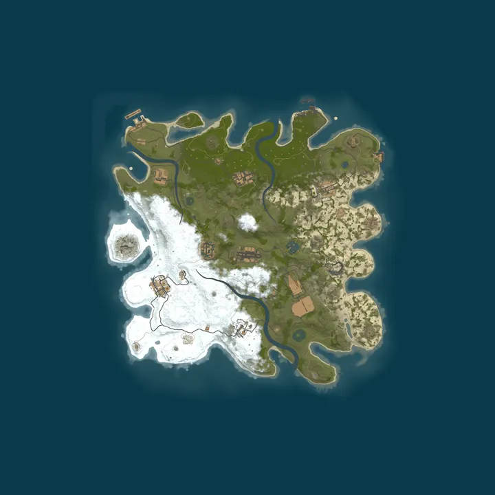 Map of [GER/EU] BlackSky Rust | Solo/Duo | 2x | 11.10.26