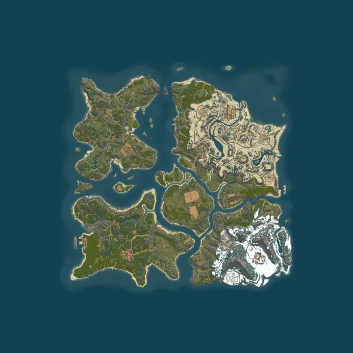 Map of [EU] Nomad PvE 10x - Skill Tree - Raids - Economy