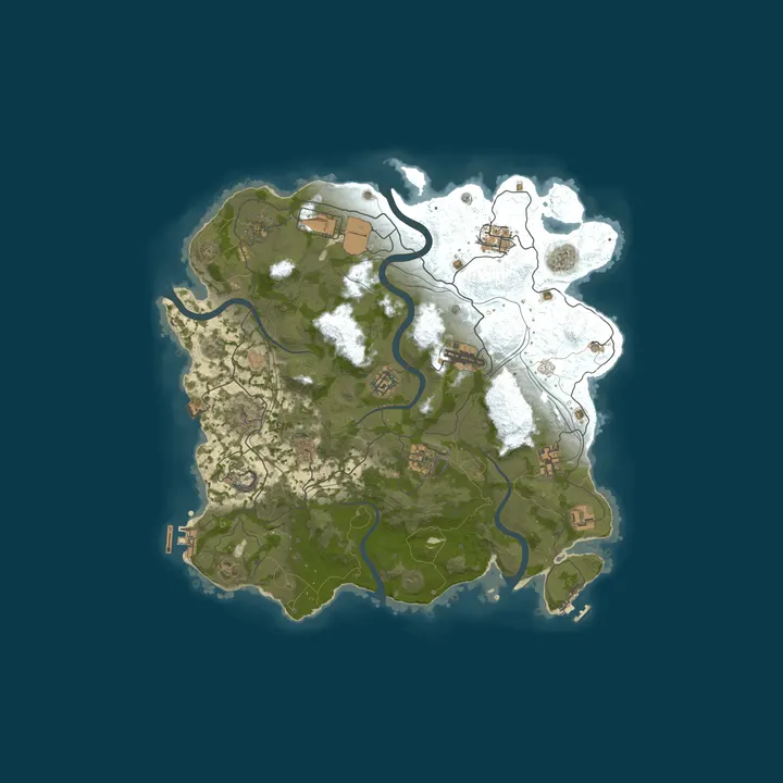 Map of Pine Hosting - Rust Server