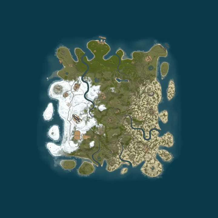 Map of Ashgrove | EU PVP 5x | Monthly | Max Team 5 | Loot+