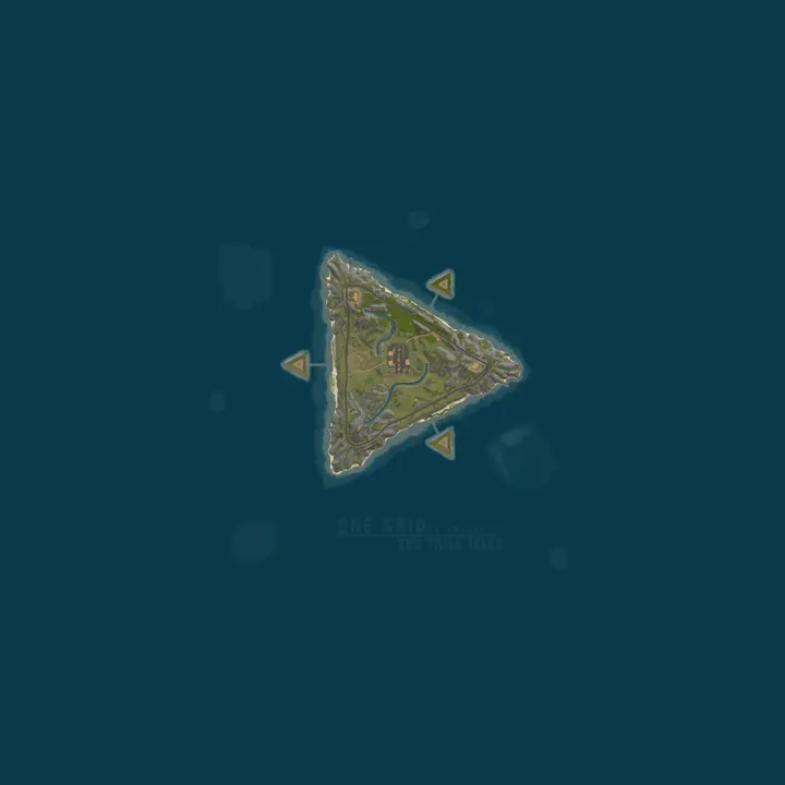 Map of RUSTY LAND | ONE GRID SERVER | SOLO DUO | JUST WIPED