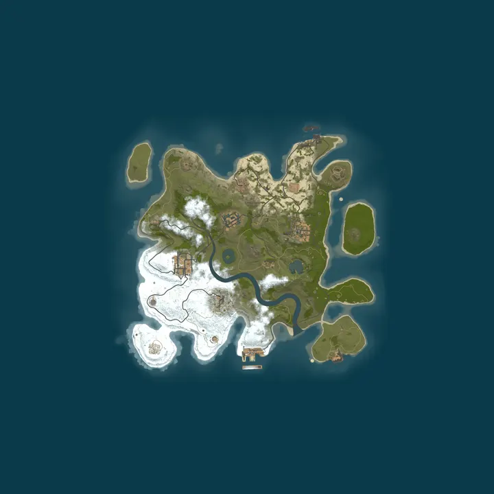 Map of Hosted by SurvivalHost.ORG