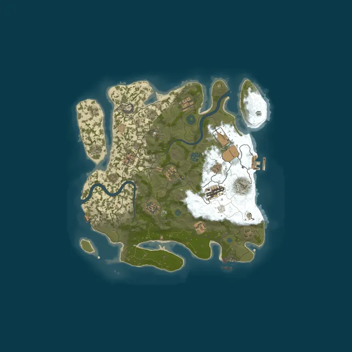 Map of [JP][PVP]RUST Beginner | Solo | Duo | Server