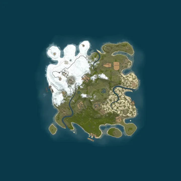 Map of 100X PVP RAIDS CUSTOM PLUGINS | POP 10/100 = 0H + 10 Persistent