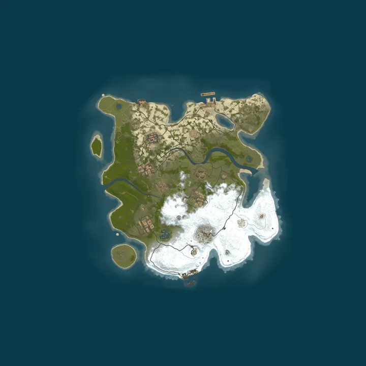 Map of Rust Solo /Duo full wipe 15-10