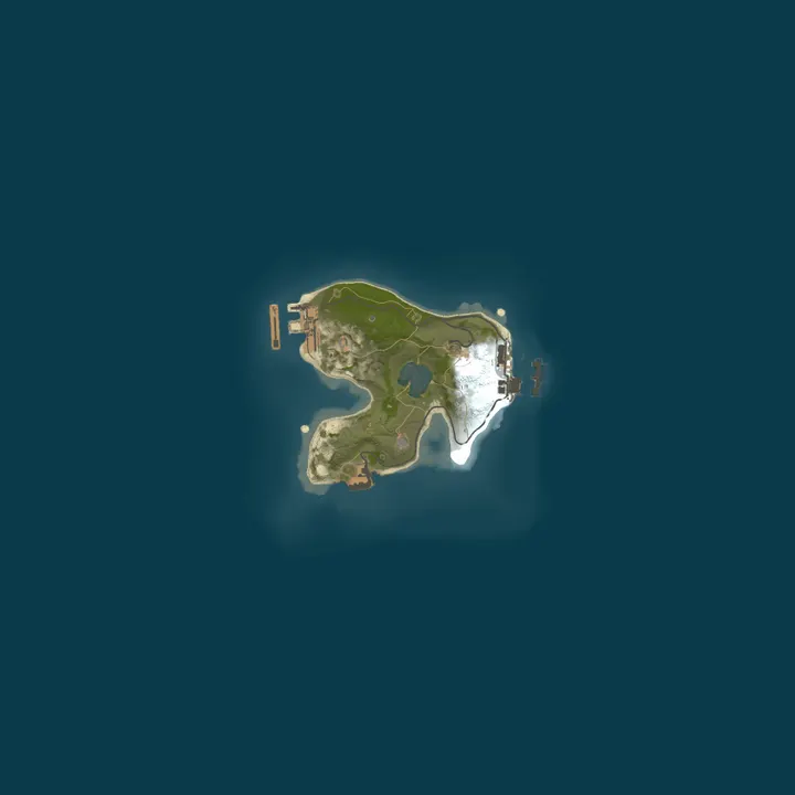 Map of A Shockbyte Rust Server