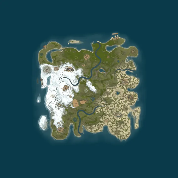 Map of high on rust