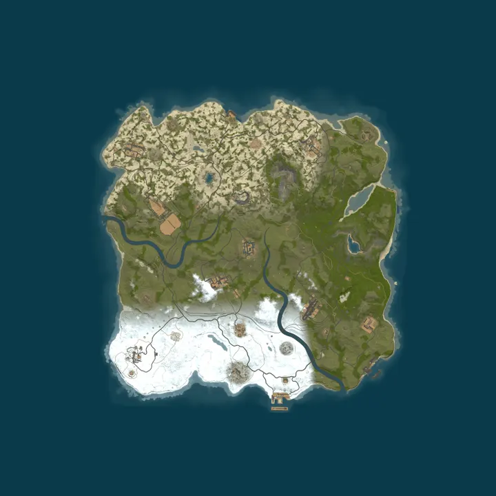 Map of US Rusty Rats 2x Monthly | Solo/Duo | 50% Upkeep | No BP Wipe