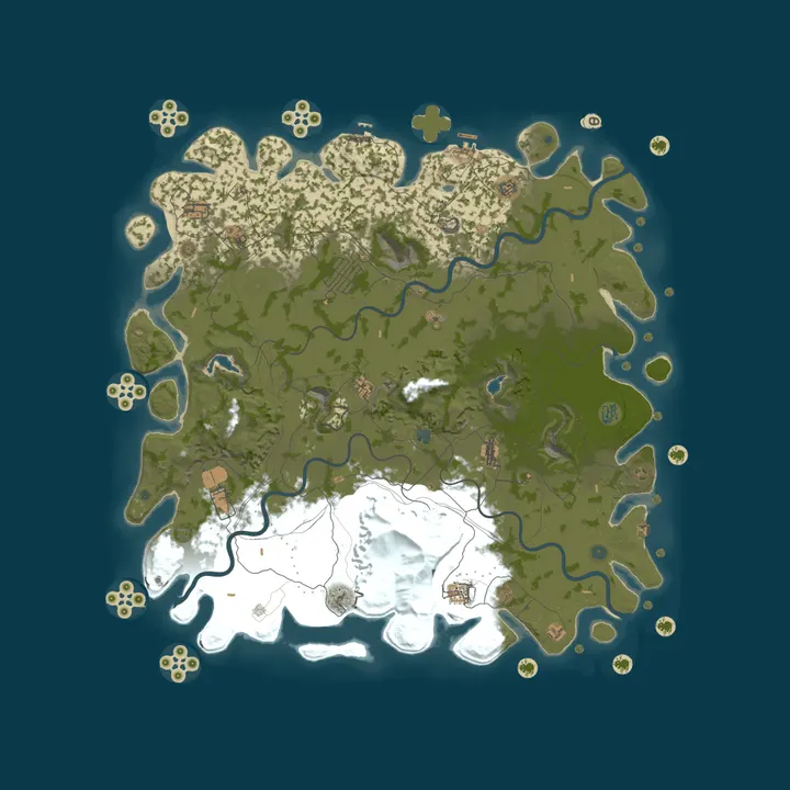 Map of Tims Place PVE 10x /Custom Heli/Bradley/Bots/snipers