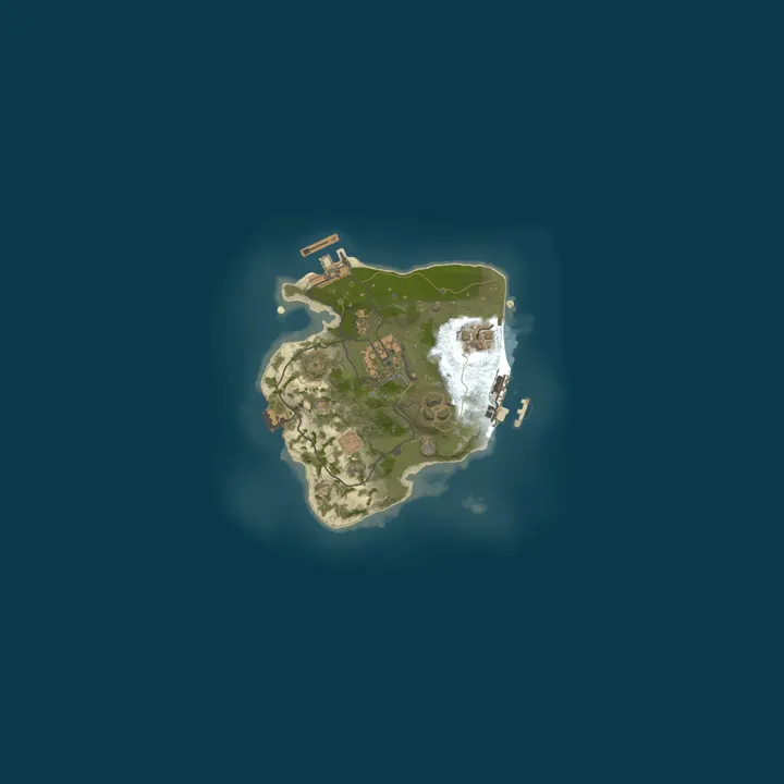 Map of (ROO)ST ISLAND