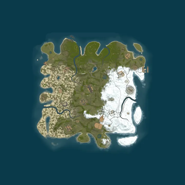 Map of BTARust.net|US|3x Monthly|50% Upkeep|QoL/Loot+|No Team Limit