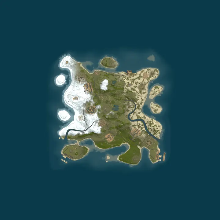Map of My Rust Server