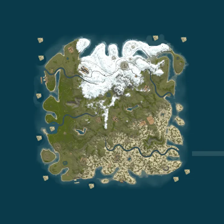 Map of Survival.RIP 1000x PvE Testserver
