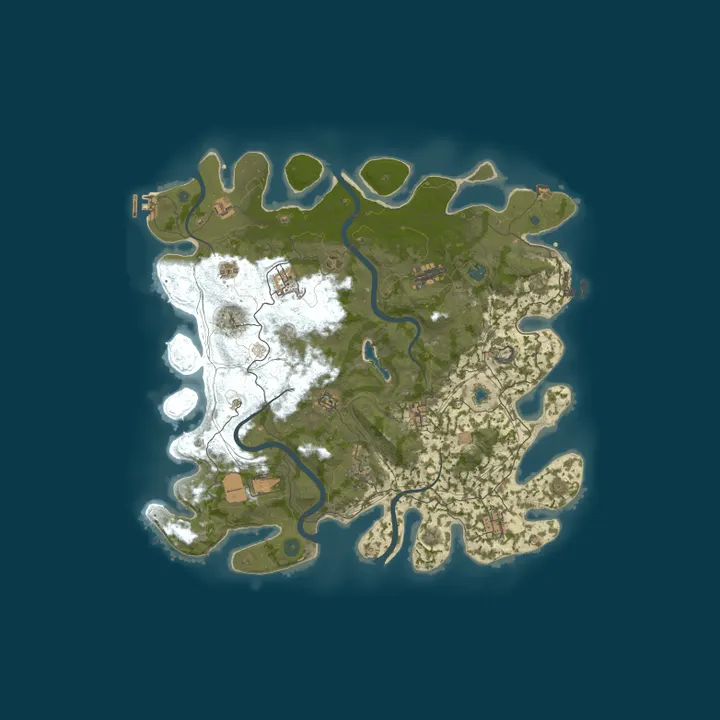 Map of PVE LOST [ RU МИРНЫЙ КВЕСТЫ ИВЕНТЫ ПВЕ ]