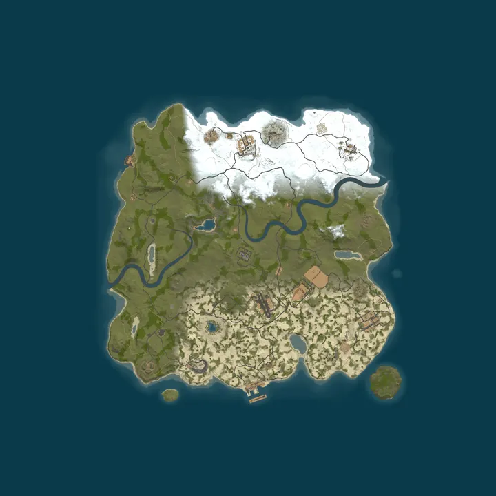 Map of ▶RUST RUSSIA MAX 3 [X5|MAGIC|TP|FPS+] WIPE 12.10◀