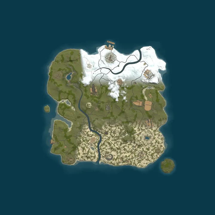 Map of ▶RUST RUSSIA MAX 5 [X5|BRO|TP|FPS+] WIPE 12.10◀