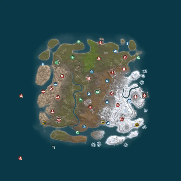 Map of Magic Rust #13 — Vanilla 2x | Pyccкий