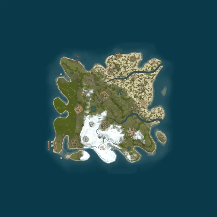 Map of RUST WAY COMING SOON