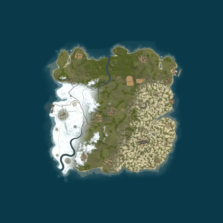 Map of WARBANDITS.GG EU 3X |Solo/Duo/Trio/Quad/Max6|LootX3|Clans| JUST